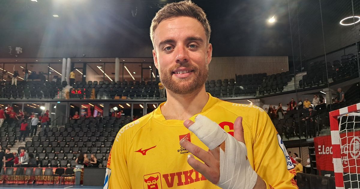 Enzo Druguet, gardien du Caen HB : un retour marqué par la détermination