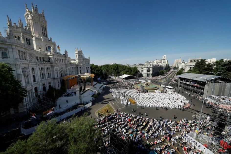 Le pape à Madrid : une journée marquée par la foi et la culture