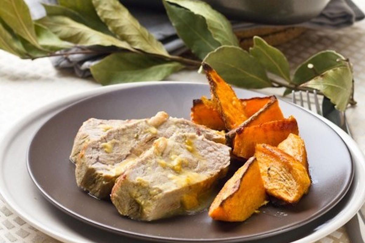 une recette savoureuse de noix de veau braisée au miel et moutarde