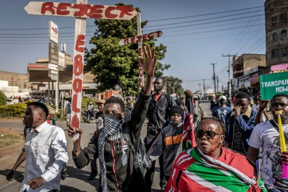 Violences au Kenya : un manifestant blessé lors d'une opposition à un centre de quarantaine américain