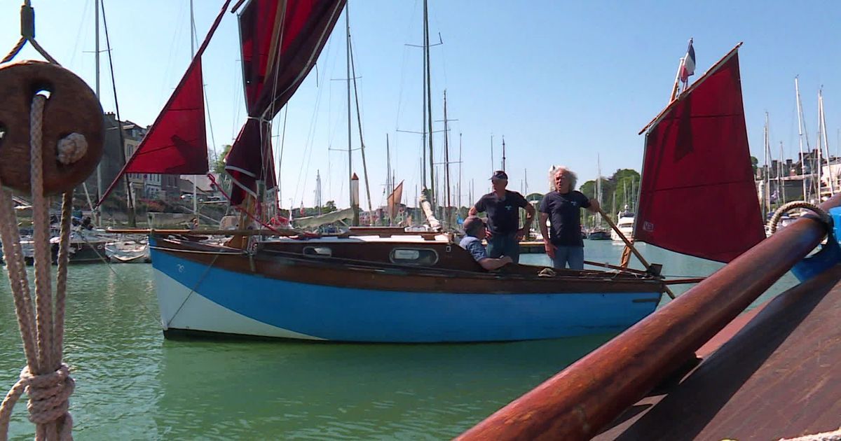 une traversée audacieuse de la manche à bord d'un voilier de pêche des années 60