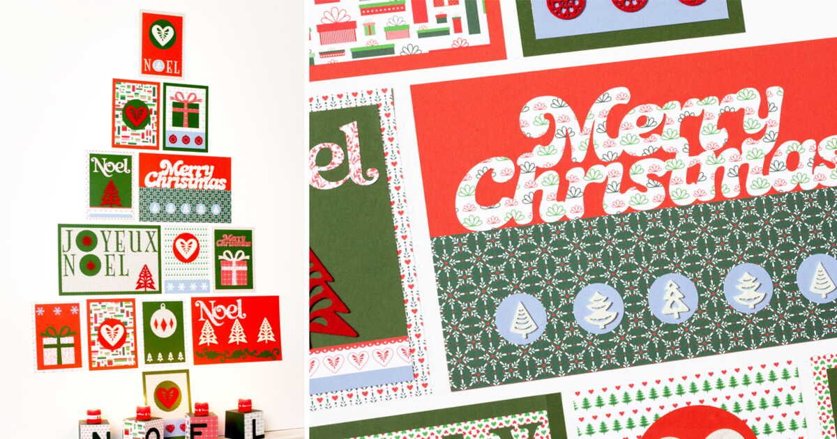 La magie des sapins de Noël muraux : une tendance décoration à découvrir