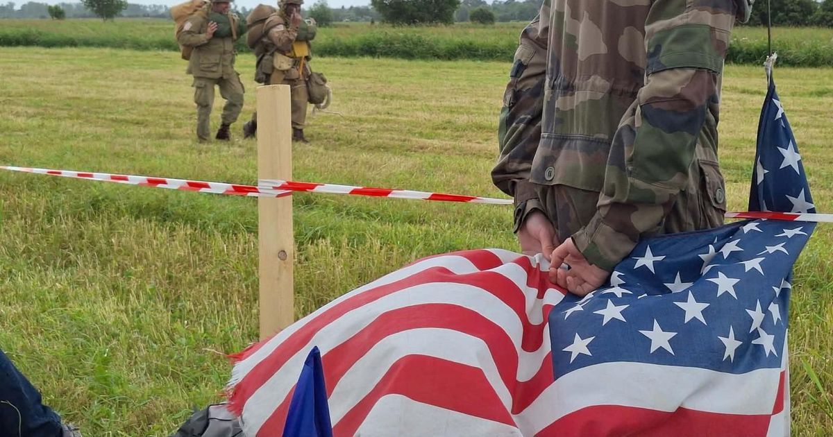 Un drapeau américain retrouvé à La Fière, une histoire touchante à raconter
