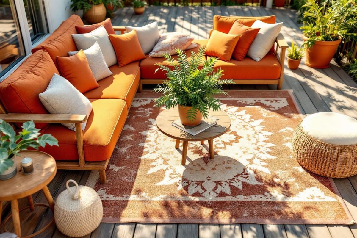 l'astuce facile pour une terrasse cosy et tendance en un week-end