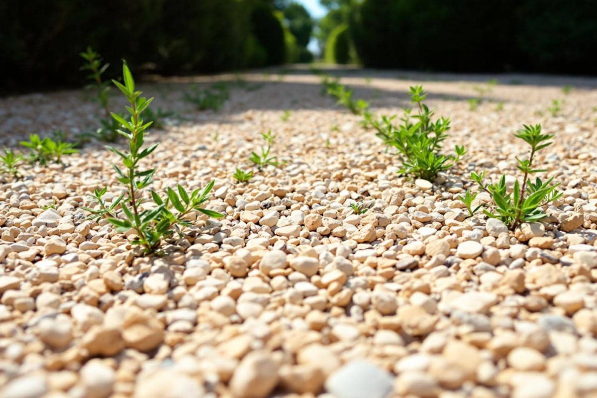 Agir maintenant : entretenir votre allée en gravier naturellement cet été