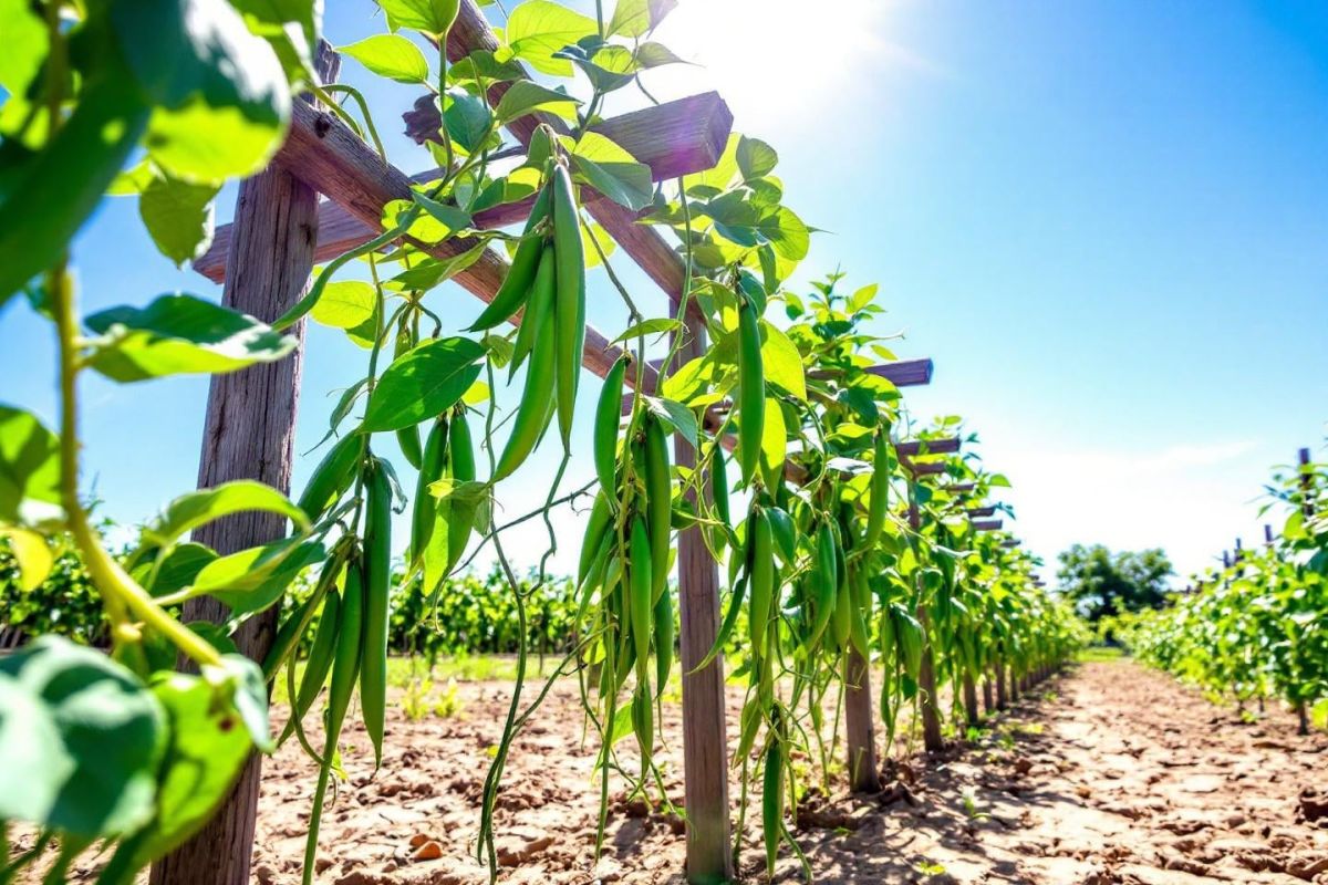 Un légume grimpant oublié pour un potager d'automne sans arrosage