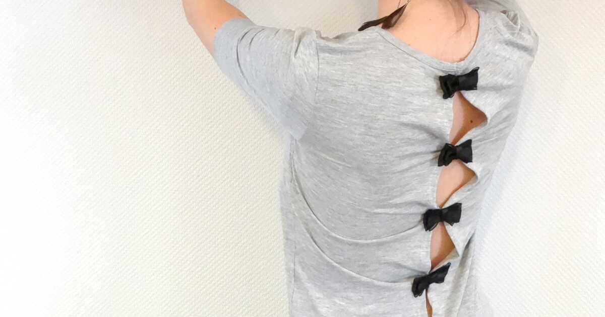 Créer un tee-shirt dos-nu : un projet DIY tendance