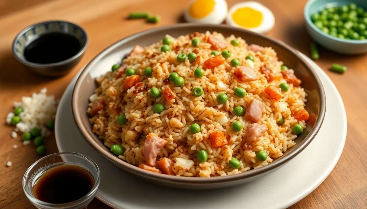 Découvrez le riz cantonais à la sauce soja : un plat simple et savoureux