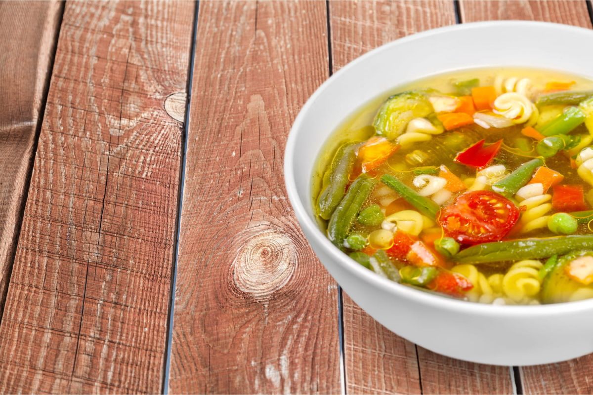 Le minestrone verde de Laurent Mariotte