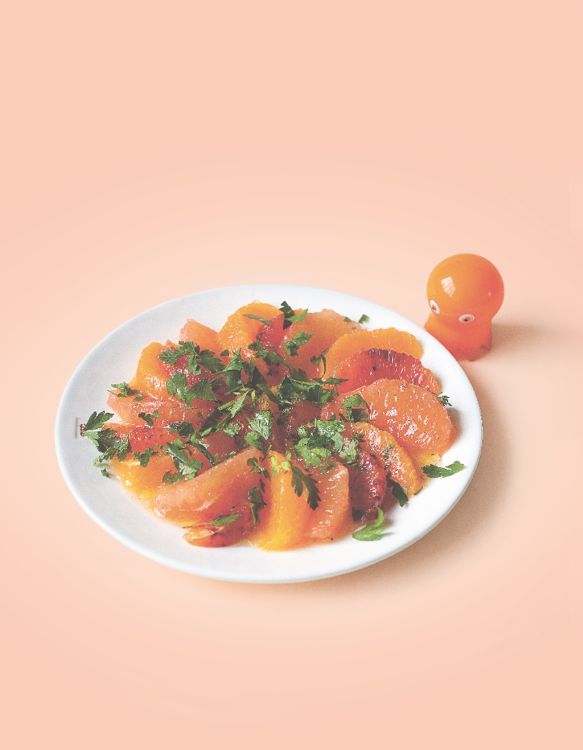 Salade d'agrumes aux deux persils