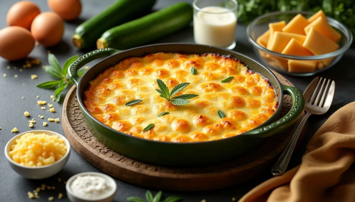 Dégustez un gratin de courgettes aux ravioles du Dauphiné