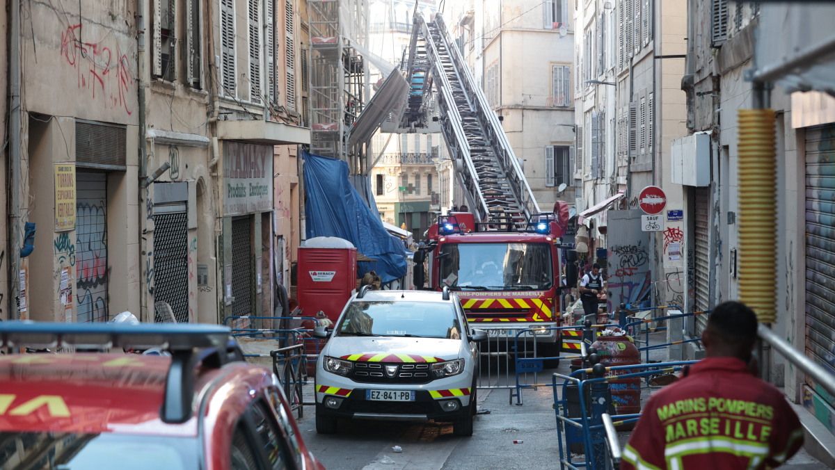 Marseille : évacuation de trois immeubles après des risques d'effondrement