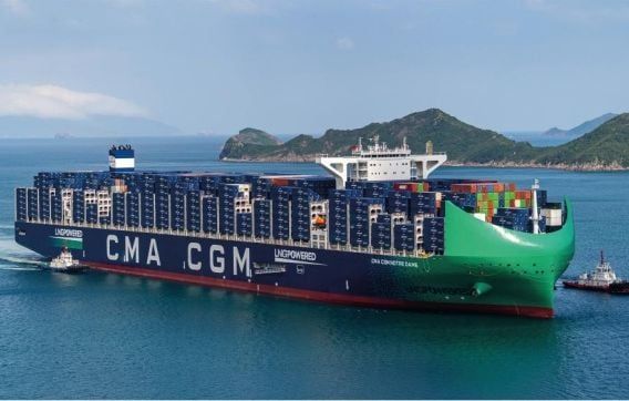 CMA-CGM dévoile le porte-conteneurs le plus impressionnant au monde