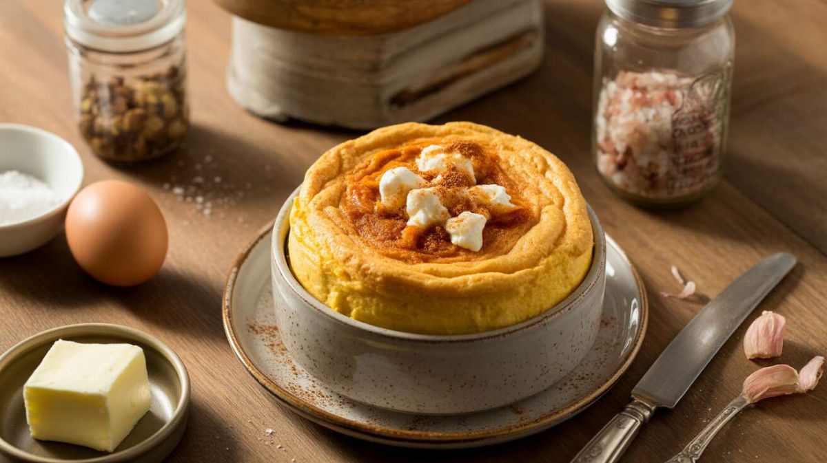 Une délicieuse recette de soufflé de potimarron au fromage de chèvre