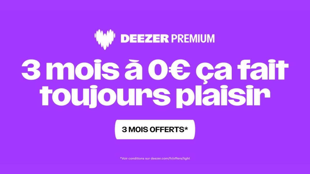 ne ratez pas la dernière chance de profiter de l'offre exceptionnelle de Deezer