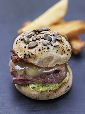 La recette du hamburger gourmet signé Brice Morvent
